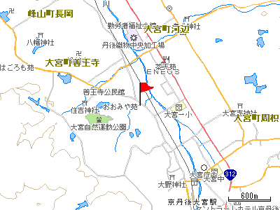 京都丹後　うさぎ屋の地図
