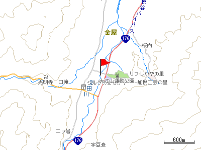野田川親水公園周辺の地図