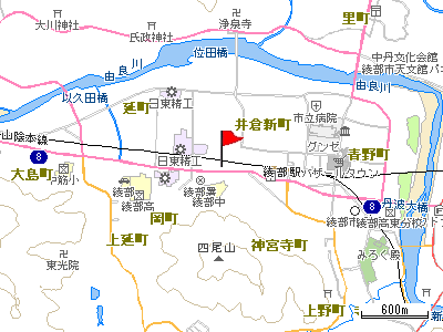 JA京都にのくに農産物直売所 「彩菜館」 綾部店の地図