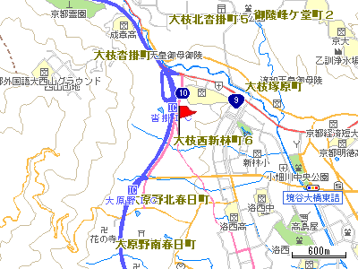中文農園の地図