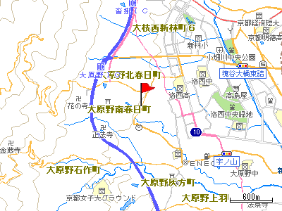 柴喜農園の地図